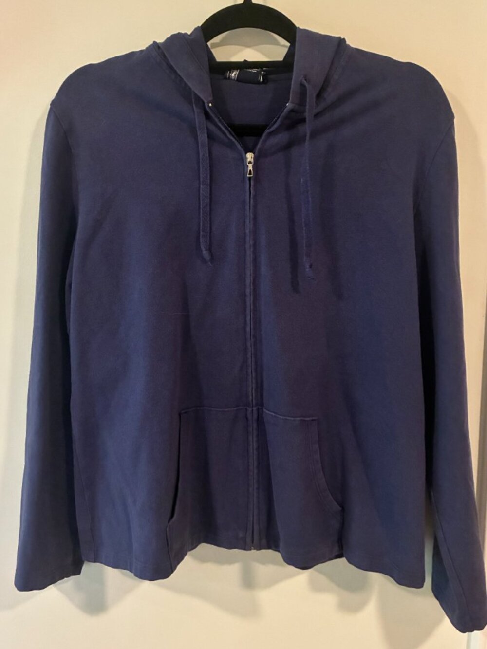 Vintage Lands' End Direct Merchants Zip Up Hoodie